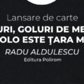 Întâlnirile CenaKLUb Tiuk | Radu Aldulescu – „Vertijuri, goluri de memorie. Acolo este ţara mea” @ Centrul Cultural Apollonia