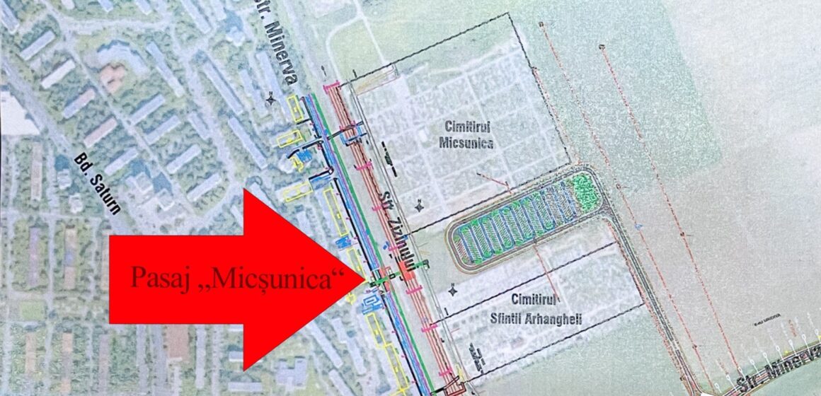 „Pasajul pietonal de la Micșunica va fi construit de CFR. Deja a fost avizat SF-ul, iar anul viitor vor fi scoase la licitație, la pachet, proiectarea și execuția”