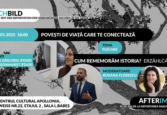 Cum rememorăm istoria? Erzählcafé sau Cafenea de povestiri și amintiri. Un eveniment în cadrul proiectului „AfterImage – 80 de ani de la deportarea sașilor în URSS”