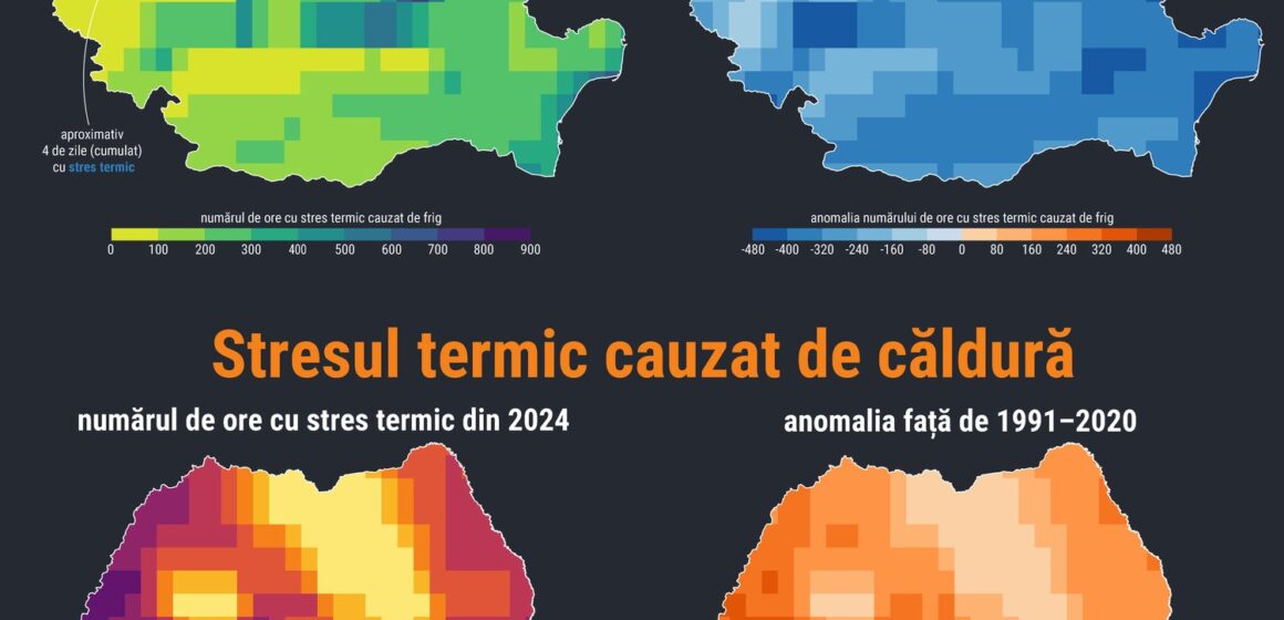 2024 – Cel mai cald an din istoria măsurătorilor și primul în care este depășit pragul de 1,5°C