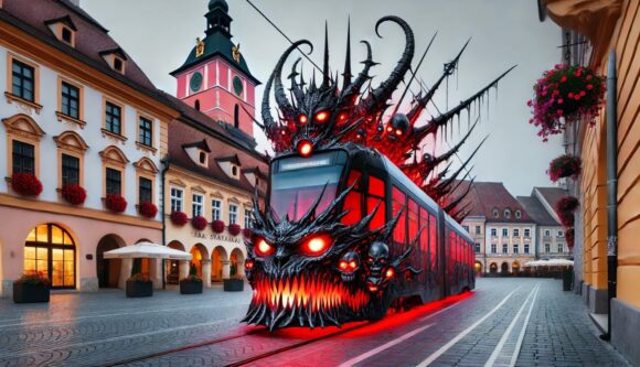 Tramvaiul, demon brașovean. Câteva explicații cu privire la tramvai