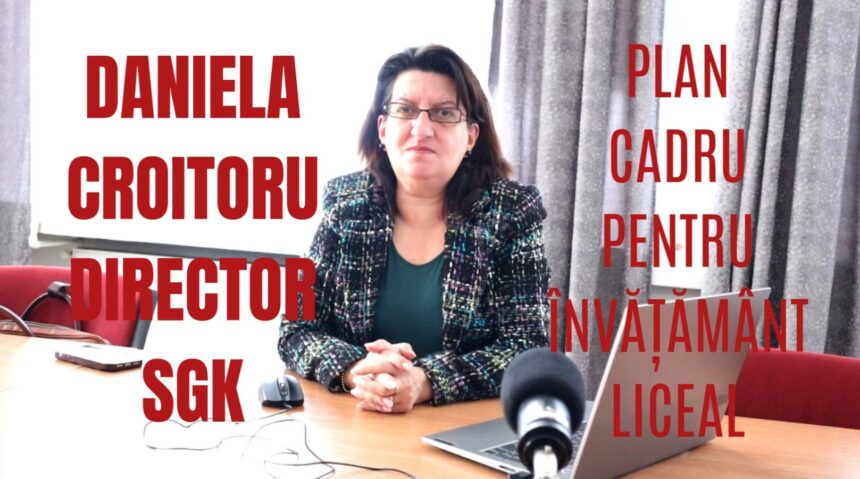 Daniela Croitoru, director Școala Profesională Germană Kronstadt, despre planul cadru pentru învățământul liceal | Litera 9 Talks