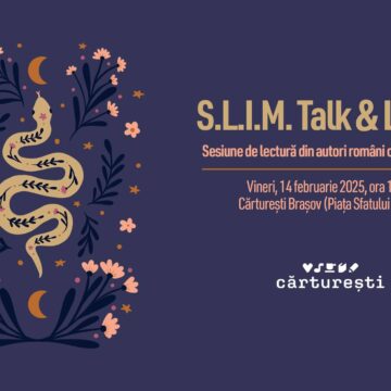 S.L.I.M. on tour – cu literatura contemporană din România la Cărturești Brașov