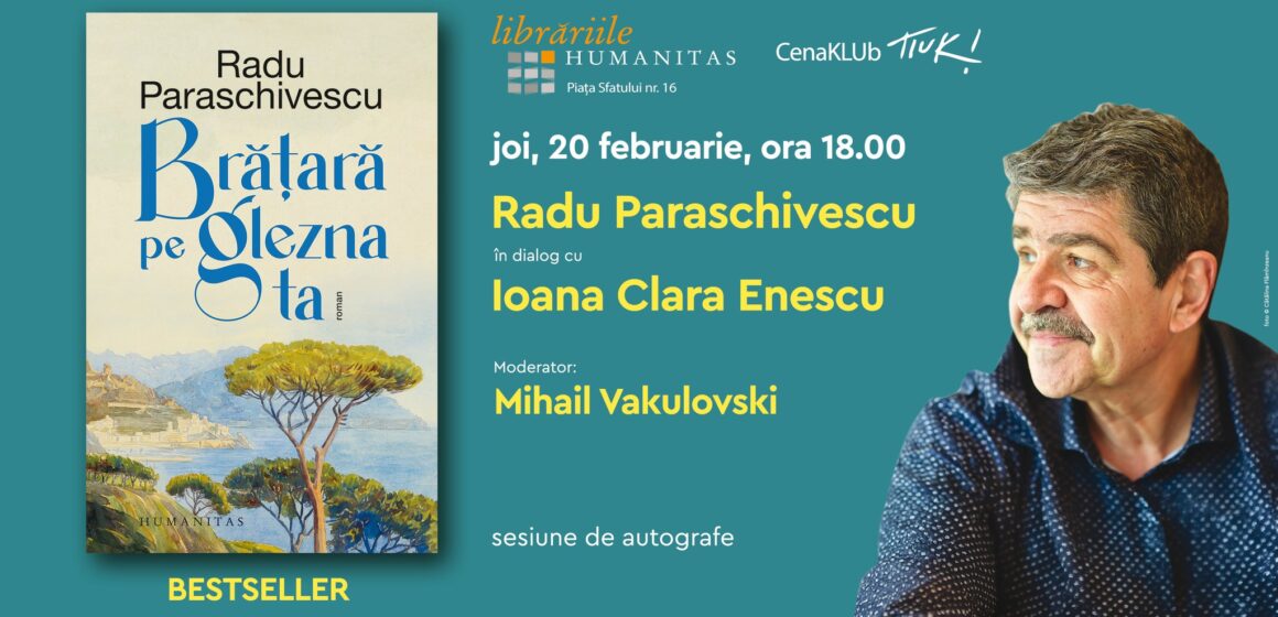 Întâlnirile CenaKLUb Tiuk | Radu Paraschivescu – Brățară pe glezna ta