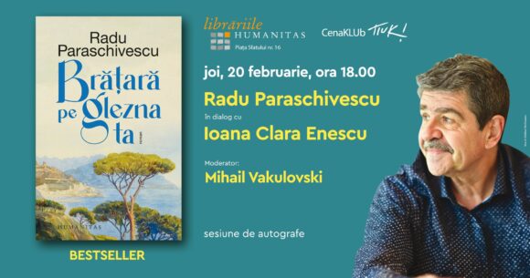 Întâlnirile CenaKLUb Tiuk | Radu Paraschivescu – Brățară pe glezna ta