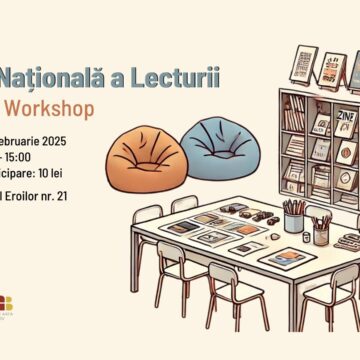 Workshop creativ de zine, bibliotecă pop-up și expoziție virtuală de Ziua Națională a Lecturii la Muzeul de Artă Brașov