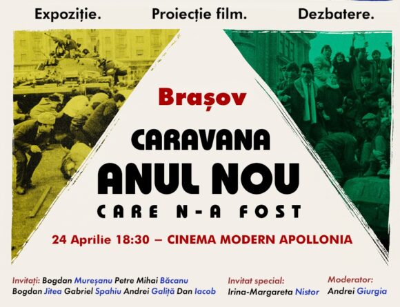 Caravana Cinematografică „Anul Nou care n-a fost” începe la Brașov. Cinema Modern găzduiește pe 24 aprilie proiecția filmului și o dezbatere specială