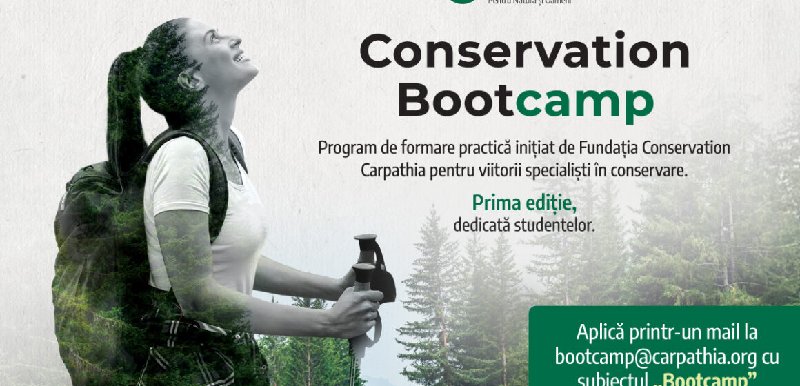 Fundația Conservation Carpathia lansează programul Conservation Bootcamp
