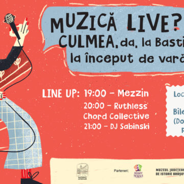 Concert caritabil cu muzică live la Bastionul Țesătorilor pentru susținerea Festivalului CULMEA