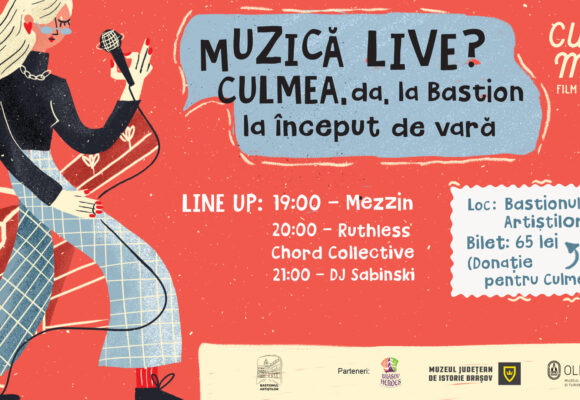 Concert caritabil cu muzică live la Bastionul Țesătorilor pentru susținerea Festivalului CULMEA