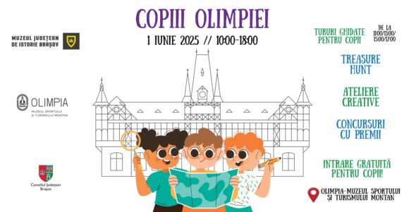 Muzeul Olimpia sărbătorește copilăria prin două evenimente dedicate celor mici și celor mari
