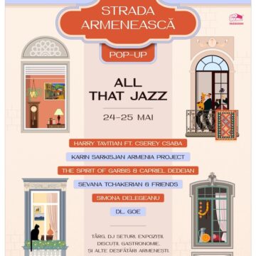 București | Strada Armenească Pop-Up: All That Jazz transformă cartierul armenesc într-o scenă culturală în aer liber: jazz, patrimoniu și povești din diaspora