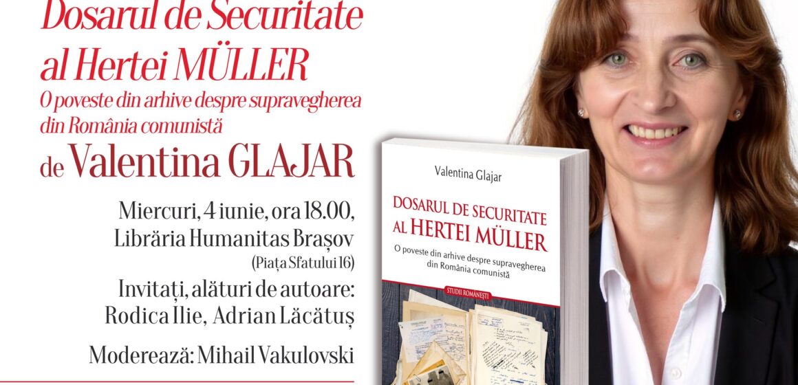Întâlnirile CenaKLUb Tiuk | Valentina Glajar – Dosarul de Securitate al Hertei Müller