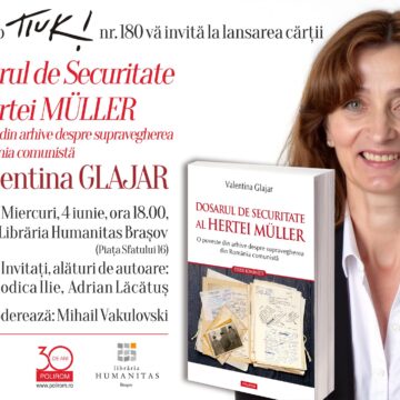 Întâlnirile CenaKLUb Tiuk | Valentina Glajar – Dosarul de Securitate al Hertei Müller
