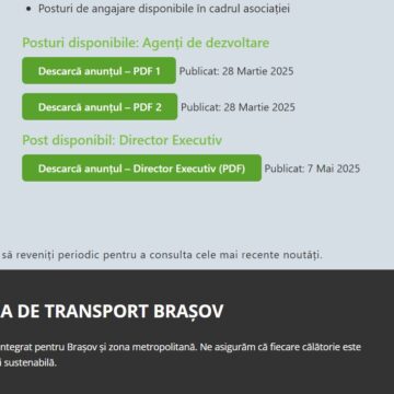 Se caută Director Executiv pentru Asociația de Transport Brașov
