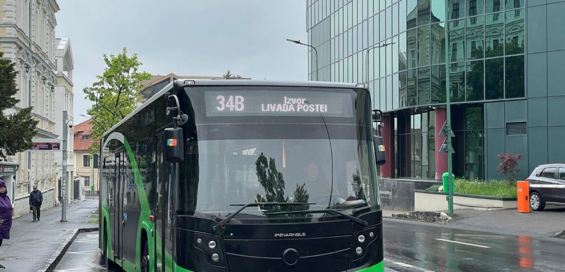 De luni, 19 mai 2025, crește frecvența autobuzelor pe linia 34B