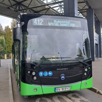 RATBV anunță suplimentarea de curse pe linia 412 Rulmentul – Spital Sânpetru