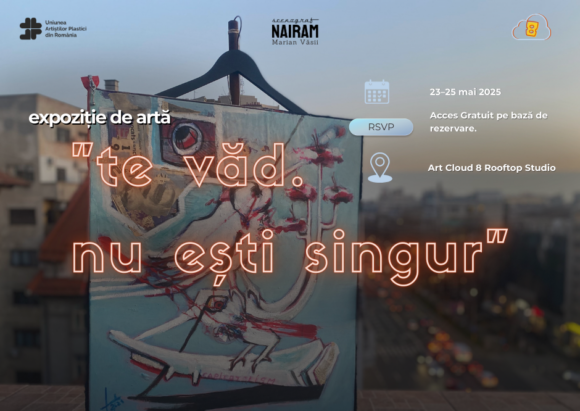 București | „Te văd. Nu ești singur” – între 23–25 mai, scenograful Nairam. Marian Văsii își deschide în premieră studioul într-o nouă expoziție despre conexiune și vindecare