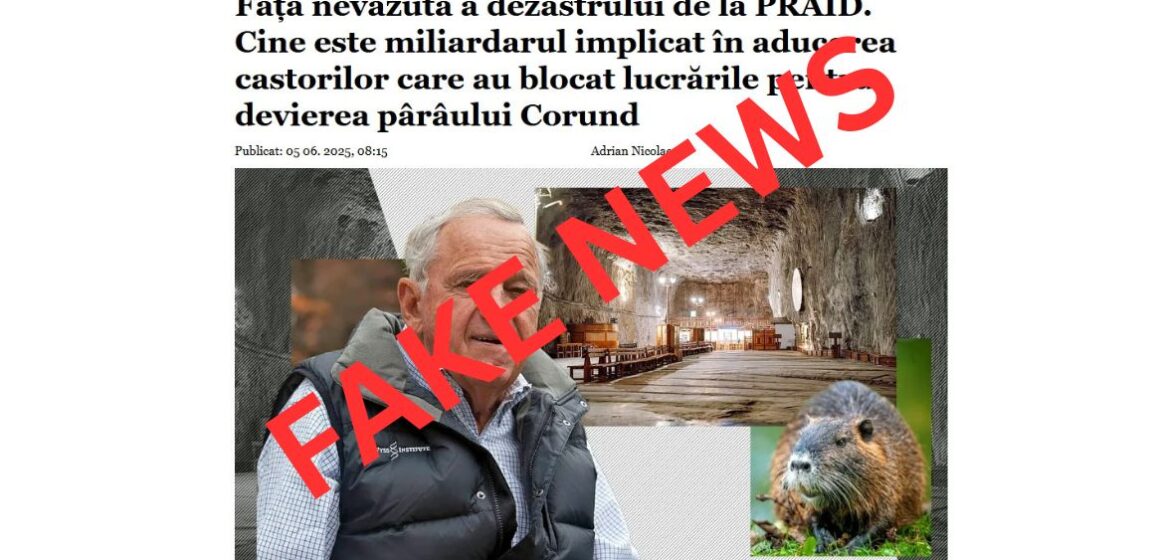 Fundația Conservation Carpathia dezminte informațiile false prin care este asociată cu dezastrul de la Praid