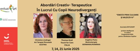 Formări ONLINE – Abordări Creativ-Terapeutice Internaționale pentru Copii Neurodivergenți