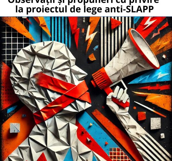Mai multe ONG-uri și redacții au transmis propuneri pentru îmbunătățirea proiectului de lege privind combaterea proceselor abuzive de tip SLAPP
