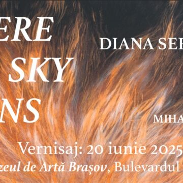 Diana Serghiuță revine la Brașov cu prima sa expoziție personală: Where the Sky Burns, la Muzeul de Artă Brașov Diana Serghiuță revine la Brașov cu prima sa expoziție personală: Where the Sky Burns, la Muzeul de Artă Brașov