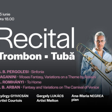 Recital de trombon și tubă cu György Gyivicsán și Gergely Lukács, în 15 iunie la Filarmonica Brașov
