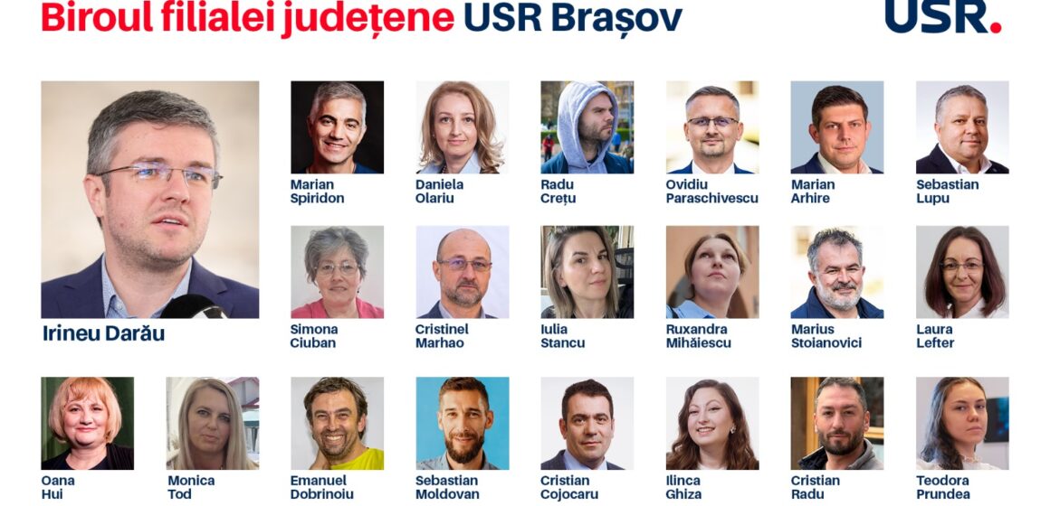 USR Brașov și-a ales conducerea filialei județene USR Brașov și-a ales conducerea filialei județene