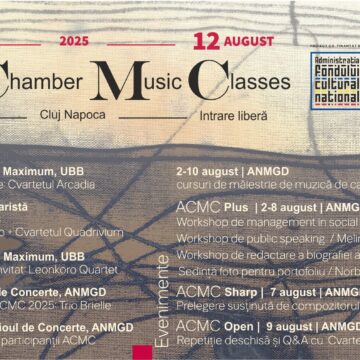 Cluj-Napoca | Atelierul pentru tineri muzicieni clasici, Arcadia CHAMBER MUSIC CLASSES, revine cu cea de-a cincea ediție