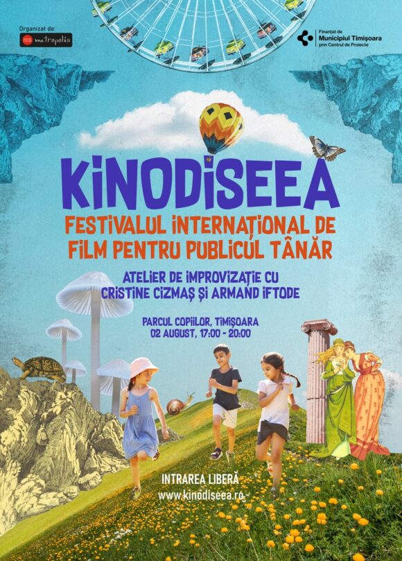KINOdiseea ajunge la Timișoara: jocuri și distracție în Parcul Copiilor, pe 2 august