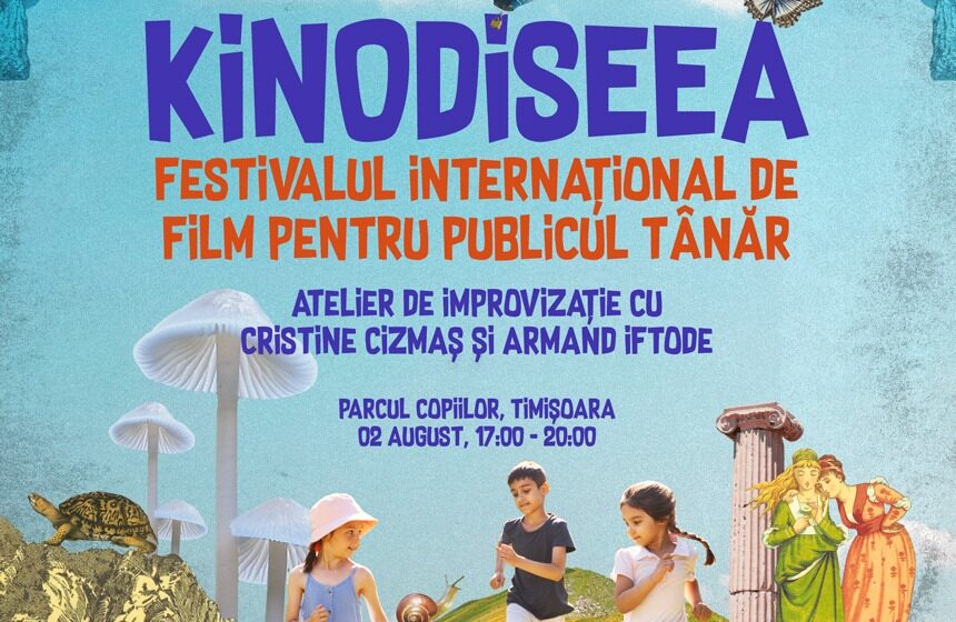 KINOdiseea ajunge la Timișoara: jocuri și distracție în Parcul Copiilor, pe 2 august