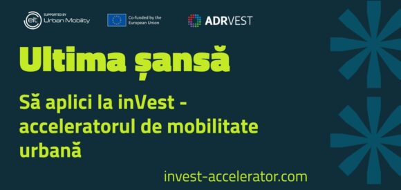 Antreprenorii mai au o săptămână să aplice la primul accelerator de mobilitate urbană din România