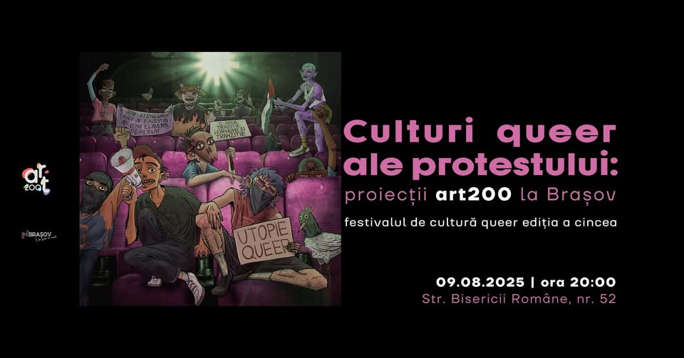 Culturi queer ale protestului: proiecții art200 la Brașov Culturi queer ale protestului: proiecții art200 la Brașov