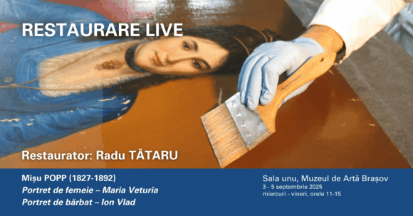 Muzeul de Artă Brașov invită publicul să descopere secretele din spatele restaurării operelor de artă