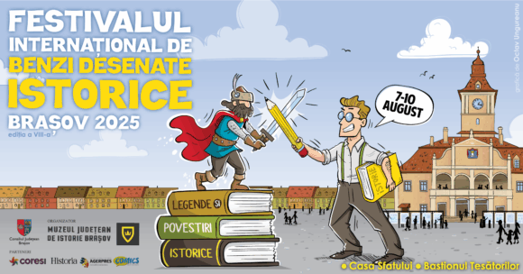 Festivalul Internațional de Benzi Desenate Istorice Brașov a ajuns la ediția a VIII-a