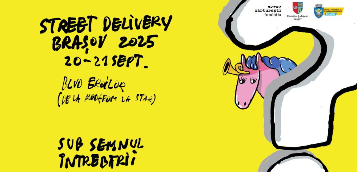 Sâmbătă, 20 septembrie, începe a cincea ediție a festivalului Street Delivery Brașov. Vezi programul complet Sâmbătă, 20 septembrie, începe a cincea ediție a festivalului Street Delivery Brașov. Vezi programul complet