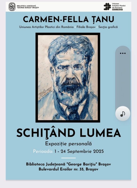 Expoziție personală Carmen-Fella Țanu la Biblioteca Județeană George Barițiu Brașov