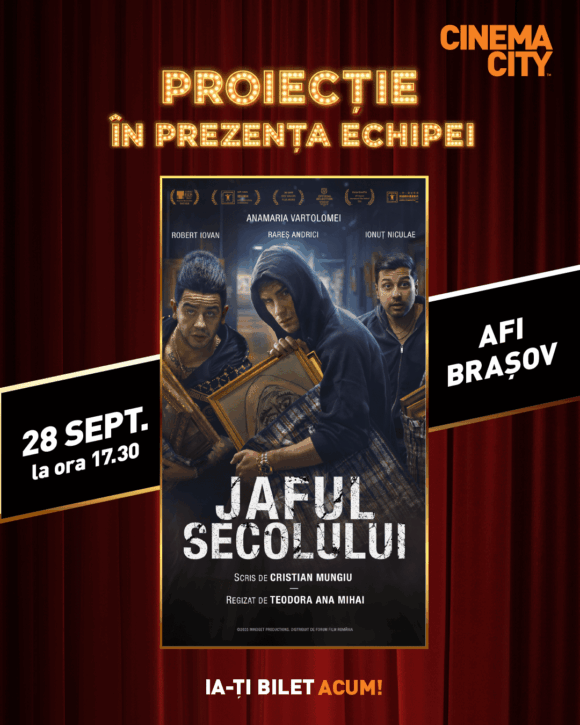 Cristian Mungiu prezintă „Jaful secolului” (propunerea României la Premiile Oscar) pe 28 septembrie la Brașov
