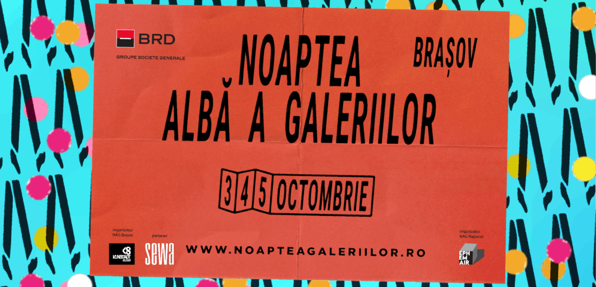 Noaptea Albă a Galeriilor Brașov 2025: trei seri de artă contemporană în spații alternative, ateliere și galerii locale