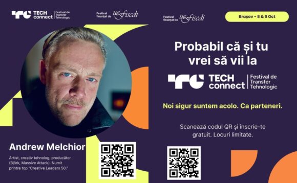 Andrew Melchior aduce experiența din spatele Massive Attack și Björk la Festivalul de Transfer Tehnologic, TECHConnect – înscrieri încă deschise