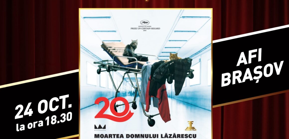Moartea domnului Lăzărescu – proiecție specială la Brașov în prezența actorului Gabriel Spahiu Moartea domnului Lăzărescu – proiecție specială la Brașov în prezența actorului Gabriel Spahiu