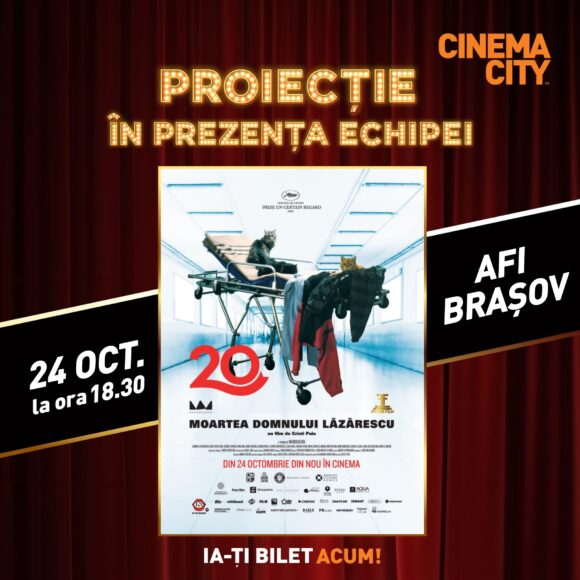 Moartea domnului Lăzărescu – proiecție specială la Brașov în prezența actorului Gabriel Spahiu