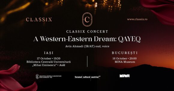 „A Western–Eastern Dream: QAYEQ” deschide noul sezon Classix Concerts | O aventură între tradiție și contemporaneitate, la București și Iași