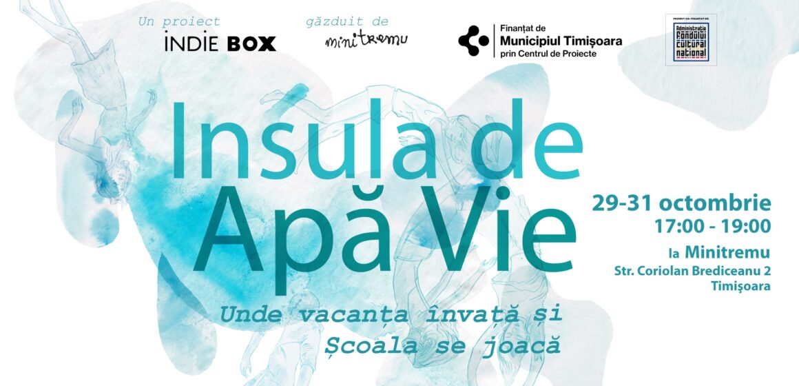 Colegi de lume: De la inteligența apei din Cheile Nerei, la o „Insulă de Apă Vie” pentru familii în inima Timișoarei, între 29-31 octombrie 2025 Colegi de lume: De la inteligența apei din Cheile Nerei, la o „Insulă de Apă Vie” pentru familii în inima Timișoarei, între 29-31 octombrie 2025