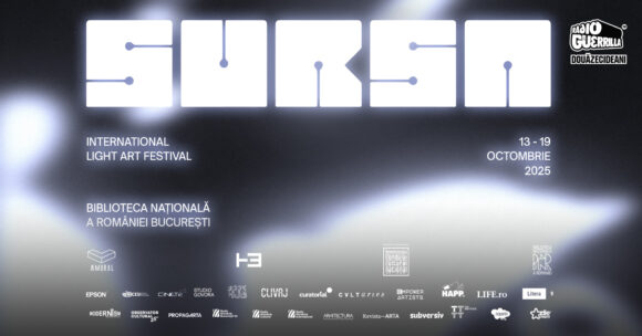 Când lumina devine manifest: SURSA International Light Art Festival, 13 – 19 octombrie, la Biblioteca Națională a României