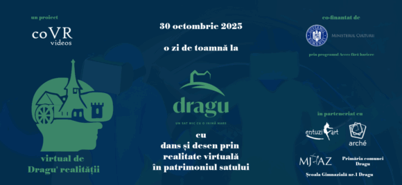 Virtual de Dragu’ Realității: trei zile de dans, VR și patrimoniu în inima Sălajului, între 28 – 30 octombrie