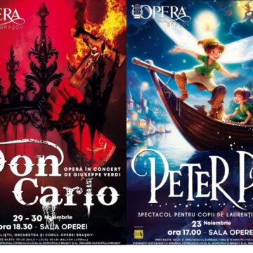 Peter Pan și Don Carlo la Opera Brașov Peter Pan și Don Carlo la Opera Brașov