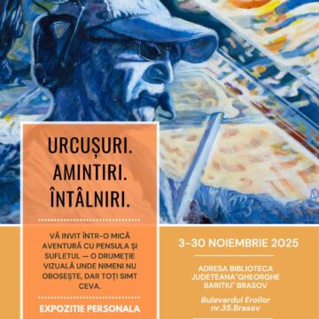 Expoziția „Urcușuri, Amintiri, Întâlniri” | Pictorul Andrei Pal la Biblioteca Județeană Brașov Expoziția „Urcușuri, Amintiri, Întâlniri” | Pictorul Andrei Pal la Biblioteca Județeană Brașov