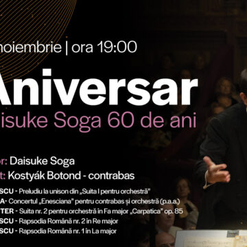 Concert aniversar Daisuke Soga la 60 de ani la Filarmonica Brașov Concert aniversar Daisuke Soga la 60 de ani la Filarmonica Brașov