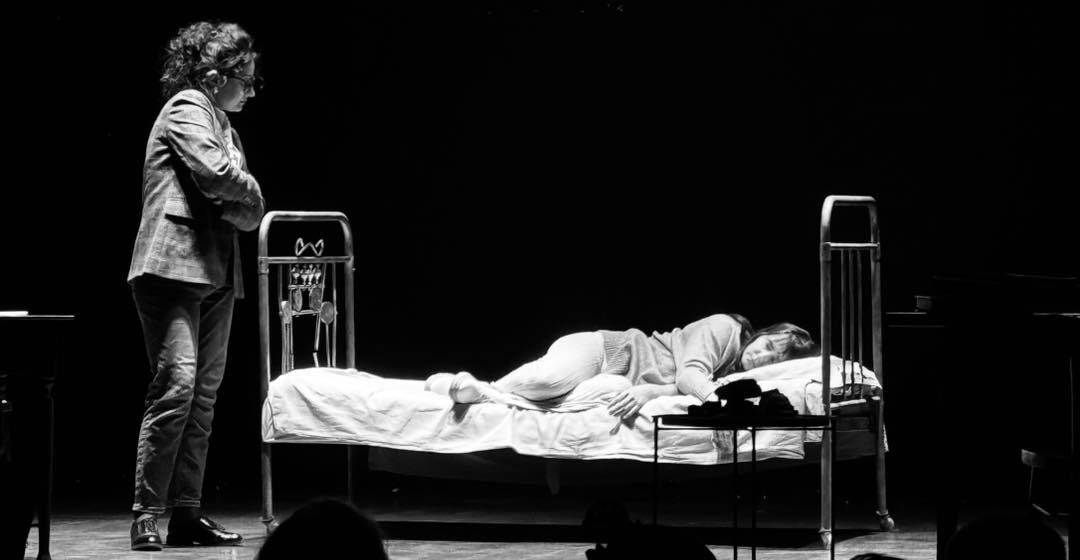 Mihaela Alexandru și Lorena Zăbrăuțanu pe scena Teatrului de Artă „Mher Mkrtchyan” din Erevan la „Întâlnirea Teatrelor Francofone” Mihaela Alexandru și Lorena Zăbrăuțanu pe scena Teatrului de Artă „Mher Mkrtchyan” din Erevan la „Întâlnirea Teatrelor Francofone”